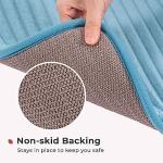 FRESHMINT Ultra Soft Charcoal Infused Memory Foam Bath Mat 20" x 32", Bath Rugs for Bathroom Non-Slip, Thick & Water Absorbent Bathroom Rugs, Room Accessories Shower Floor Mat, Washable, Cool Water