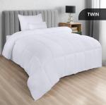 Utopia Bedding Down Alternative Comforter (Twin, White) - All Season Comforter - Plush Siliconized Fiberfill Duvet Insert - Box Stitched