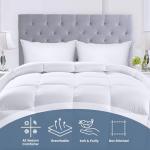 Utopia Bedding Down Alternative Comforter (Twin, White) - All Season Comforter - Plush Siliconized Fiberfill Duvet Insert - Box Stitched