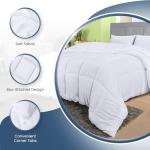 Utopia Bedding Down Alternative Comforter (Twin, White) - All Season Comforter - Plush Siliconized Fiberfill Duvet Insert - Box Stitched