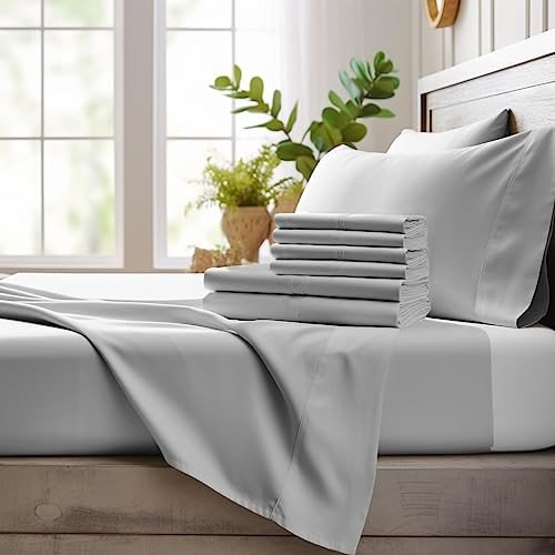 Bamboo Bay bamboo sheets (6 piece, Queen) with 4 oversized pillowcases