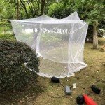 Mosquito NET for Full and Queen Size , L 75 X W 71 X H 59 inch, White (OR19106)