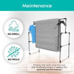 Adamson B10 Bed Cooling System - Twin 75” L x 39” W - New - 100% Cotton Mattress Cooling Bed Pad for Night Sweats - Water Bed Cooler Ideal for Hot Sleepers - Improved Mattress Cooling System