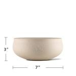 TIKI Citronella Candle 2-Pack – 7-Inch White Wax Bowl with Concrete Finish – Outdoor Decorative Candles for Patio, Deck, Garden, Backyard & Camping