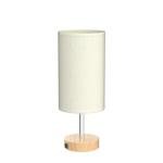 Yarra-Decor Bedside Lamps with USB Port - Touch Control Table Lamp for Bedroom Wood 3 Way Dimmable Nightstand Lamp Set of 2 with Round Flaxen Fabric Shade for Living Room, Dorm, Home Office (2 Pack)