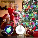 ALOVECO LED String Lights 18ft 50 LEDs Battery Operated String Lights with Remote 8 Modes Waterproof Globe Starry Fairy Lights for Outdoor Indoor Bedroom Garden Party Christmas Tree (Multicolor)