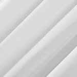 No. 918 Emily Sheer Voile Single Curtain Panel, 59 x 108 Inch, White