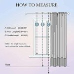 MIULEE 2 Panels Solid Color White Sheer Window Curtains Elegant Window Voile Panels/Drapes/Treatment for Bedroom Living Room (54 X 84 Inches White)