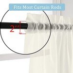 OWENIE Sheer Curtains 84 inch Length, Ivory Sheer Cutains 2 Panels Set for Bedroom/Living Room, Rod Pocket Voile Fimly Drapes, 2pcs, Each 42" W x 84" L