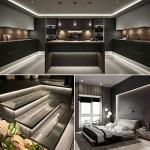 echosari Battery Operated Led Strip Lights White with Remote, 8 Modes, Dimmable, Timer, Self-Adhesive, Cuttable, for PC TV Kitchen Cabinet Shelves Bedroom Decor (3m 90LED)