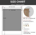 RED GRAPES Roller Window Shades,Light Filtering Roller Shade,Window Blinds,Roll Up and Down Blinds for Home,Easy to Install(Coffee, 23" W x 72" H)