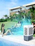 Evaporative Cooler, VAGKRI 2100CFM Air Cooler, 120°Oscillation Swamp Cooler with Remote Control, 24H Timer, 3 Wind Speeds for Outdoor Indoor Use,8 Gallon