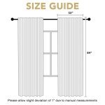 H.VERSAILTEX Blackout Curtains Thermal Insulated Window Treatment Panels Room Darkening Blackout Drapes for Living Room Back Tab/Rod Pocket Bedroom Draperies, 52 x 84 Inch, Light Sage, 2 Panels