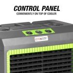 OEMTOOLS 23969 Swamp Cooler Air Conditioner Portable, 3-Speed Fan, Cools 1600 sq ft, 5300 CFM Mobile Swamp Cooler