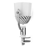 Vornado Pivot Clip Personal Air Circulator Fan with Multi-Surface Clip, Quiet Portable Fan for Office or Bedroom, 3 Speeds, Ice White