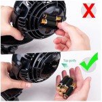 Gazeled Battery Operated Fans, Stroller Fan Battery Operated, Portable Battery Powered Fan with Clip, 5 Inch Cordless Fan for Camping, Mini Quiet Personal Fan for Bed, Car, 8 Free AA Batteries