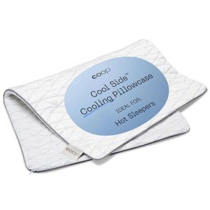 Coop Home Goods Cool Side Pillowcase, Queen Size Cooling Pillow Case for Hot Sleepers, Two-Sided Pillow Covers, Cozy Side & Cool Side, Ultra Soft Lulltra Cool Technology
