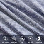 Elegear Cooling Pillow Cases for Hot Sleepers, Japanese Q-Max 0.45 Cooling Pillowcases, Both Sides(Cooling/Cotton), Breathable Soft Pillowcase for Hair and Skin, Set of 2-Blue (Queen (20'' x 30''))