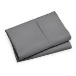 Bare Home Microfiber Pillow Cases - Standard/Queen Size Set of 2 Cooling Pillowcases Double Brushed Grey Pack Easy Care (Standard Pillowcase 2, Grey)