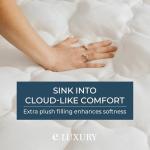 ExceptionalSheets Rayon from Bamboo Mattress Pad with Fitted Skirt - Extra Plush Cooling Topper - King