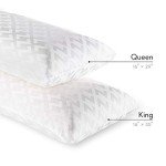 Z ZONED GEL DOUGH Gel-Infused Memory Foam Bed Pillow - 5-year Warranty - King - Low Loft
