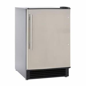 Maxx Ice MIMC15C, Countertop or Built-in Ice Maker, 15 lbs, in Stainless Steel