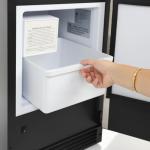 Maxx Ice MIMC15C, Countertop or Built-in Ice Maker, 15 lbs, in Stainless Steel