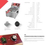 EGGKITPO Electric Deep fryer Single Tank Deep Fryer with Basket Capacity 10L(10.5QT) Electric Countertop Fryers with 60 Minute Timer for Home Kitchen and Restaurant, 1800 Watts, 120V