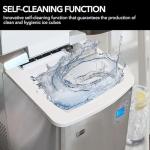 Whynter IMC-491DC Portable 49lb Capacity Stainless Steel with Water Connection Ice Makers, One Size