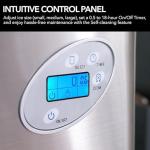 Whynter IMC-491DC Portable 49lb Capacity Stainless Steel with Water Connection Ice Makers, One Size