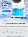 Grelife Portable Evaporative Air Cooler, 3-IN-1 Air Cooler Cooling Fan with Remote Control, 8H Timer, 4 Ice Packs, 6.5L Water Tank, 3 Modes, 3 Speeds, Personal Swamp Cooler for Bedroom/Office/Home