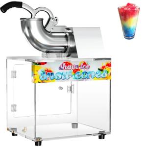 VALONDINO 48L Snow Cone Machine, 500LB/H Commercial Shaved Ice Machine for Snow Cones, 300W Electric Fluffy Snow Cone Maker for Party, Suitable for Party Activities, Family Gatherings, Sale
