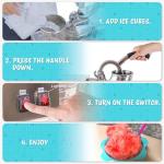 VALONDINO 48L Snow Cone Machine, 500LB/H Commercial Shaved Ice Machine for Snow Cones, 300W Electric Fluffy Snow Cone Maker for Party, Suitable for Party Activities, Family Gatherings, Sale