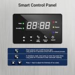 TUATNUT Commercial Ice Maker 150 Lbs/24H with 50Lbs Storage Bin, Stainless Steel Ice Machine Under Counter or Freestanding, 45 Cubes/Cycle, Self Cleaning, Ice Maker for Home Bar Restaurant Cafe