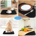 Mat for Ice Makers Countertop, Mat for Under Ice Maker Absorbent Dish Drying Mat for Kitchen Appliance, Ice Maker Machine Accessories Sliding Mat (Only Mat)