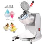 VEVOR 110V Electric Ice Shaver Crusher,300W 1450 RPM Snow Cone Maker Machine with Dual Stainless Steel Blades 210LB/H, Shaved Ice Machine with Ice Plate & Additional Blade for Home and Commercial Use