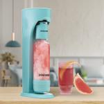 Drinkmate OmniFizz Sparkling Water and Soda Maker, Carbonates Any Drink Without Diluting It, CO2 Cylinder Not Included (Arctic Blue)