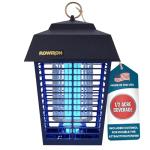 Flowtron Electric Bug Zapper 1/2 Acre Outdoor Insect Control with Dual Lure Method, 15W UV Light & Octenol Attractant for Fly & Mosquito, 5600V Kill Grid, Made in USA, UL Certified