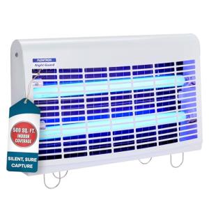 Flowtron Portable Indoor Fly Trap| Electric Insect Killer for Flies & Gnats with Dual Lure Method 30W UV Light & Pheromone Attractant | Sticky Strips, 500 Sq Ft for House & Restaurants