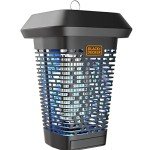 BLACK+DECKER Bug Zapper- Mosquito Repellent Outdoor & Fly Traps for Indoors- Mosquito Killer & Fly Zapper - Gnat & Moth Traps for Home, Deck, Garden, Patio & More