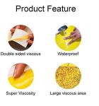 Faicuk 20 Pack Dual Sided Yellow Sticky Traps for Flying Plant Insect Like Fungus Gnats, Aphids, Whiteflies, Leafminers (6x8 Inches, Twist Ties Included)