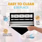 Gardner WS-95 Wall Sconce - Fly Light Trap, Fly Traps for Indoors – Powerful Shatterproof UV Light - Captures Flies, Mosquitoes & Other Insects - Used in Kitchens, Restaurants & Other Work Spaces