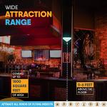 Gardner WS-95 Wall Sconce Fly Light Trap Lamp – Powerful UV Light - Fly Traps for Indoor, Bug Catcher & Other Flying Insect Trapper Use in Kitchens, Restaurants, and Other WorkSpaces (White)