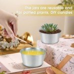 Large Citronella Candles Outdoor - Lemongrass Scented Candle Set 2 Pack Natural Wax Bucket Citronella Candles up to 180 Hours for Garden Patio Yard Home Balcony Camping Backyard