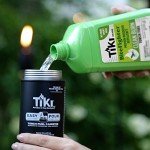 TIKI Clean Burn Mosquito Repellent Torch Fuel – 1/4 Gallon (32 oz.), Smokeless & Low-Soot Citronella, Mosquito Repellent, Plant-Based Formula for Outdoor, Patio, Garden & Backyard Torches