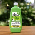 TIKI Clean Burn Mosquito Repellent Torch Fuel – 1/4 Gallon (32 oz.), Smokeless & Low-Soot Citronella, Mosquito Repellent, Plant-Based Formula for Outdoor, Patio, Garden & Backyard Torches