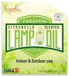 Hyoola Citronella Lamp Oil Torch Fuel, 1 Gallon, Smokeless Insect and Mosquito Repellent Scented Paraffin Fluid for Indoor and Outdoor, Lantern Use and Oil Candle