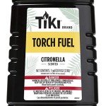TIKI Citronella Torch Fuel - 1 Gallon (128 oz.), Easy Pour, Long-Lasting for Outdoor Torches & Table Torches, with Citronella & Lemongrass Oil, for Patio, Garden & Backyard Use