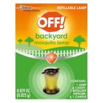 OFF! Backyard Mosquito Repellent Lamp Refills, Contains two Candle Diffuser Refills, (Pack of 2)