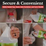 Houswise Torch Fuel (1 Gallon) - Citronella Oil for Torches for Outside, Lantern Liquid Paraffin Lamp Oil Fuel, Scented Lamp Outside Citronella Torches Outdoor Paraffin